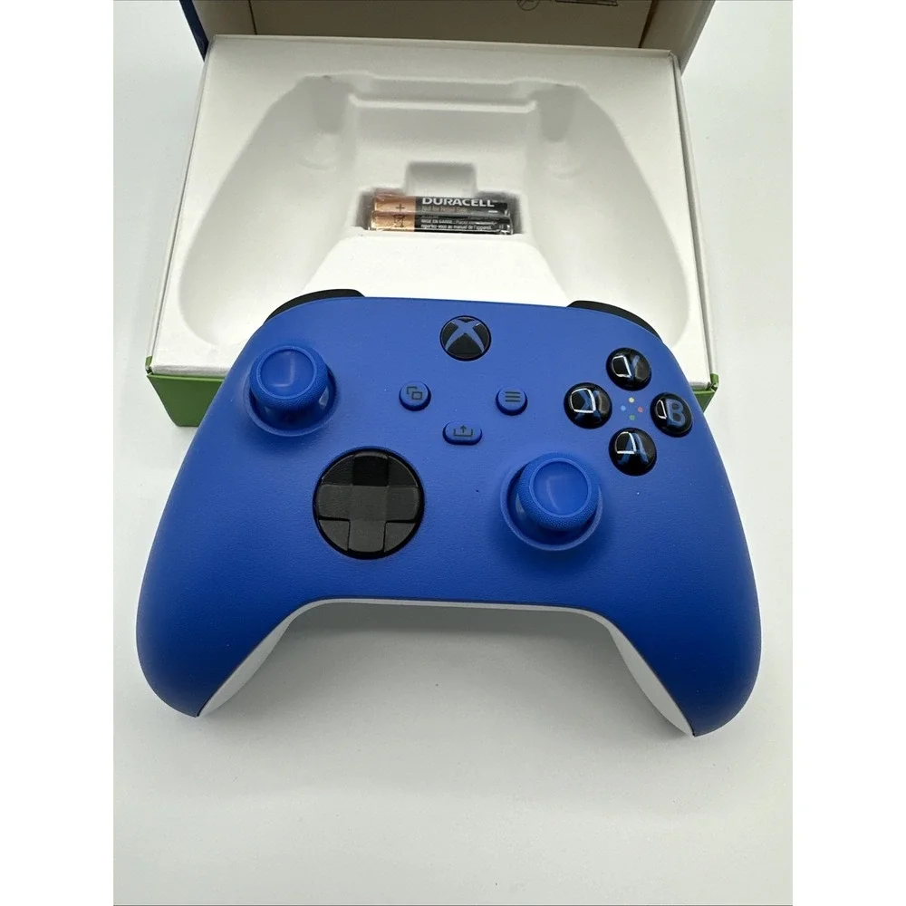 New Microsoft Original Xbox Controller S Shock Blue QAU-00065‎